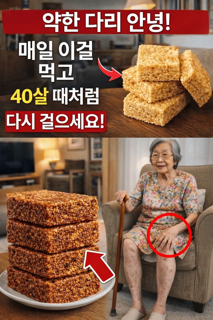 80세가 넘어도 더 강한 다리를 원하시나요? 이것을 매일 드세요