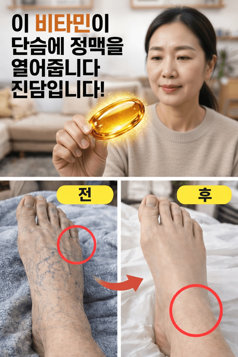 비타민 K가 노년층의 건강한 다리 혈액순환을 어떻게 돕는지 알아보세요