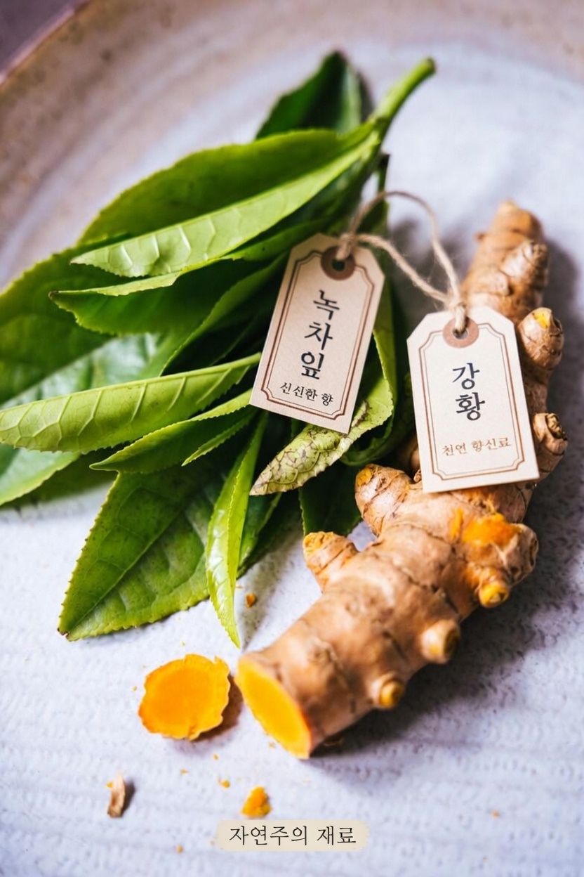 전반적인 건강과 장수를 돕는 녹차와 강황의 간단한 일상 습관