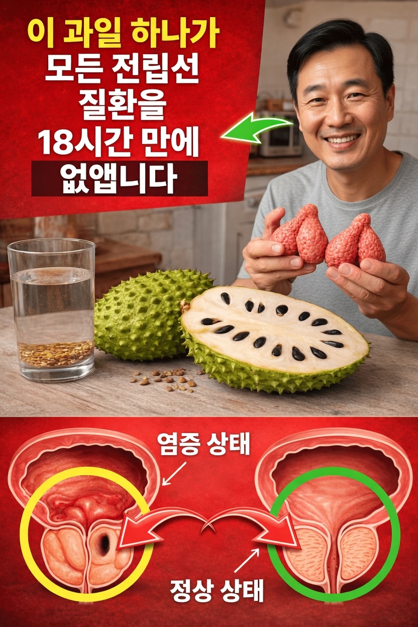 전립선을 줄여주는 강력한 과일 – 아무도 절대 말해주지 않는 것!