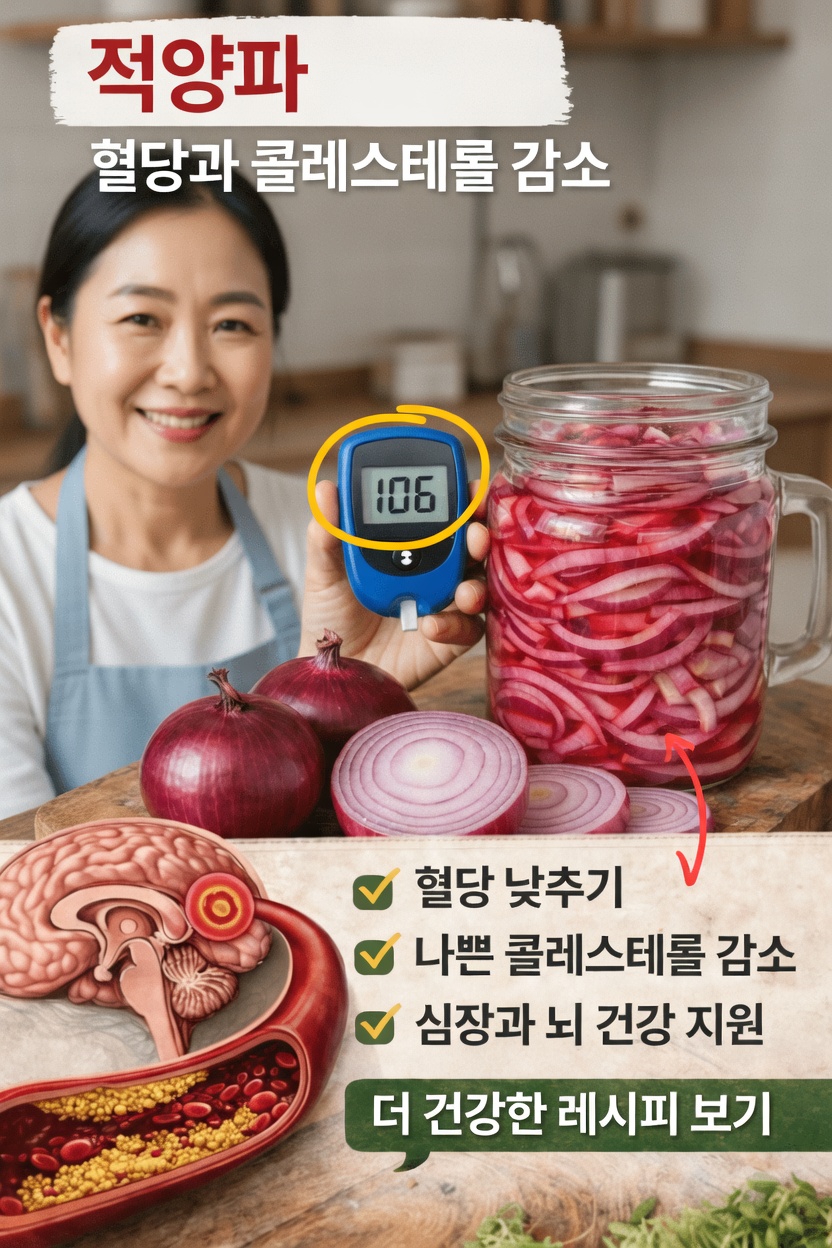 적양파와 혈당 관리: 잠재적 효능과 쉽게 식단에 포함하는 방법