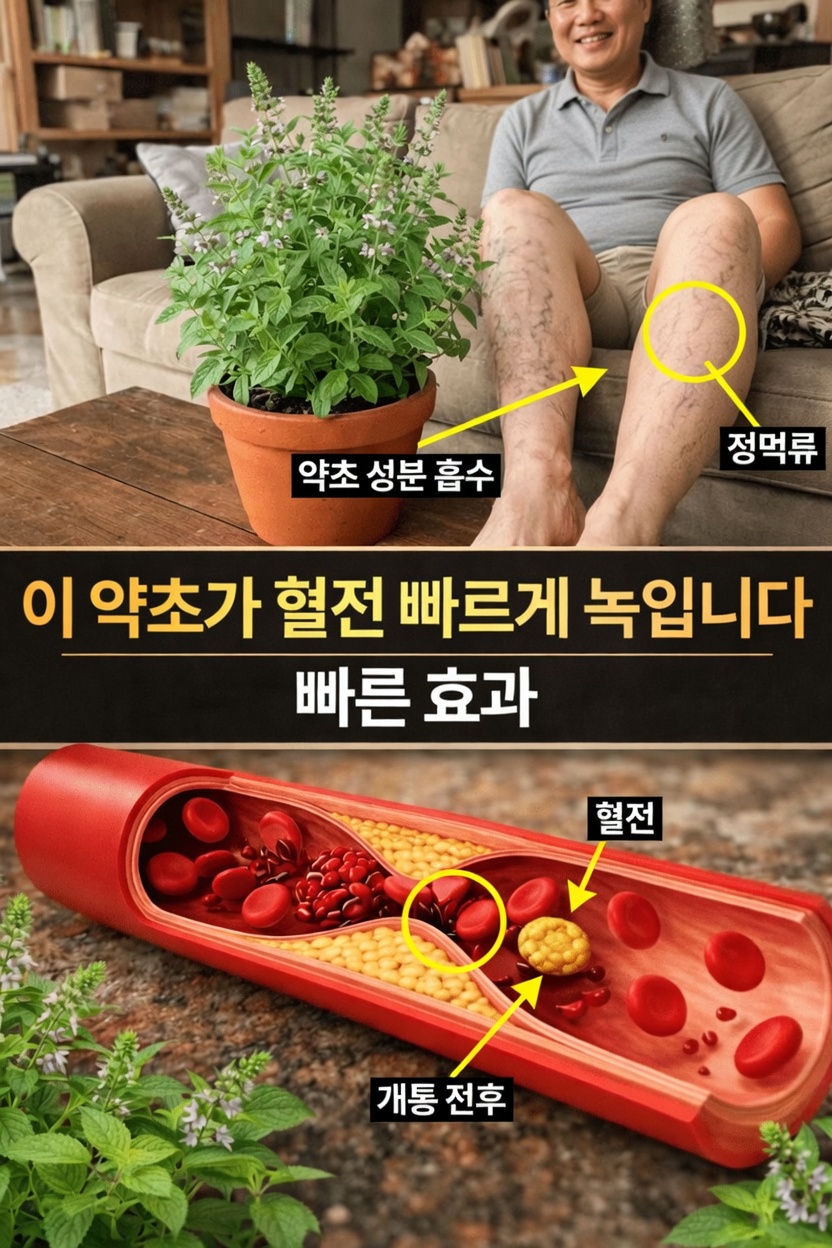 일상 허브로 건강한 다리 혈액순환을 돕는 간단한 방법 알아보기