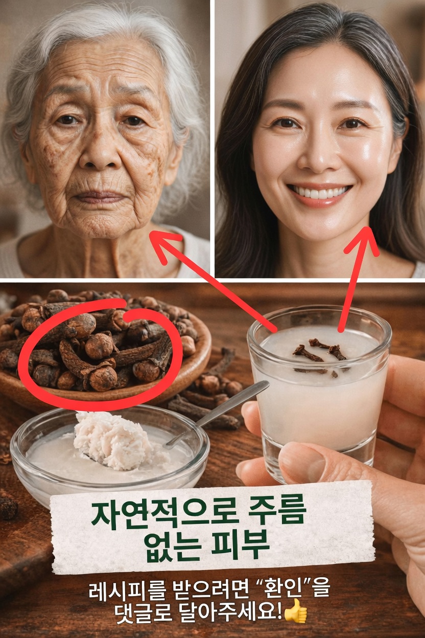 더 부드럽고 더 어려 보이는 피부를 위해 매일 정향과 코코넛 밀크를 사용하는 방법