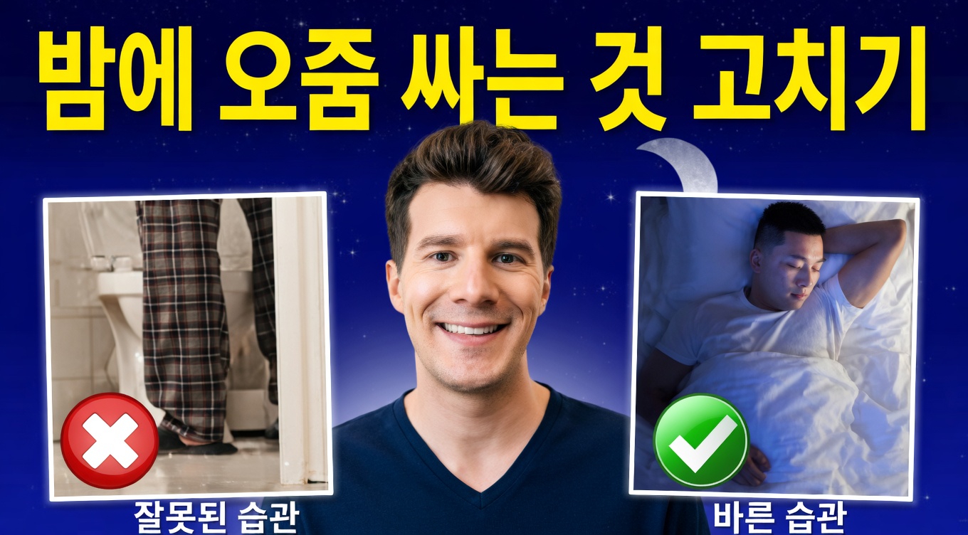왜 밤에 여러 번 일어나 소변을 보게 될까요? 야간 화장실 방문을 줄이는 데 도움이 될 수 있는 간단한 습관들