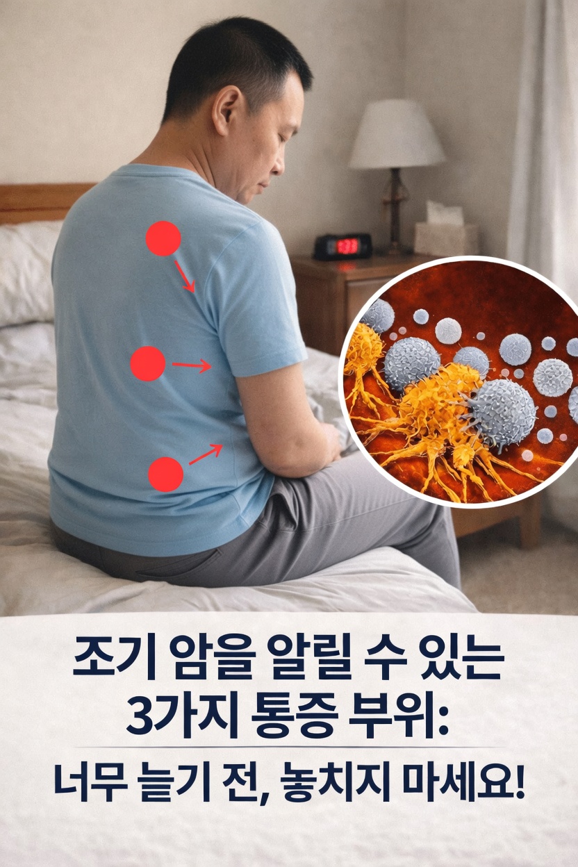 절대 무시해서는 안 될 잠재적 초기 경고 신호인 3가지 지속적인 통증 부위