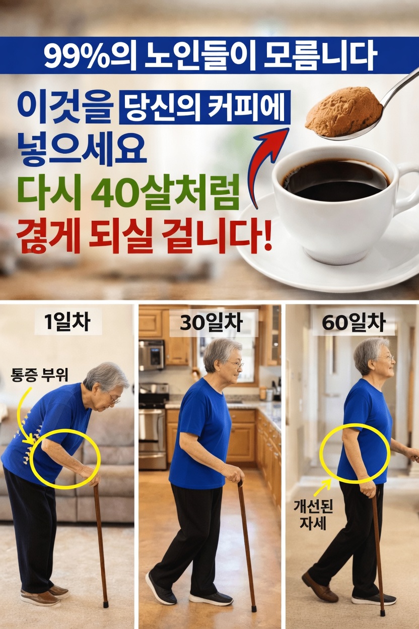 커피에 계피를 넣는 것이 많은 노년층에게 매력적인 이유