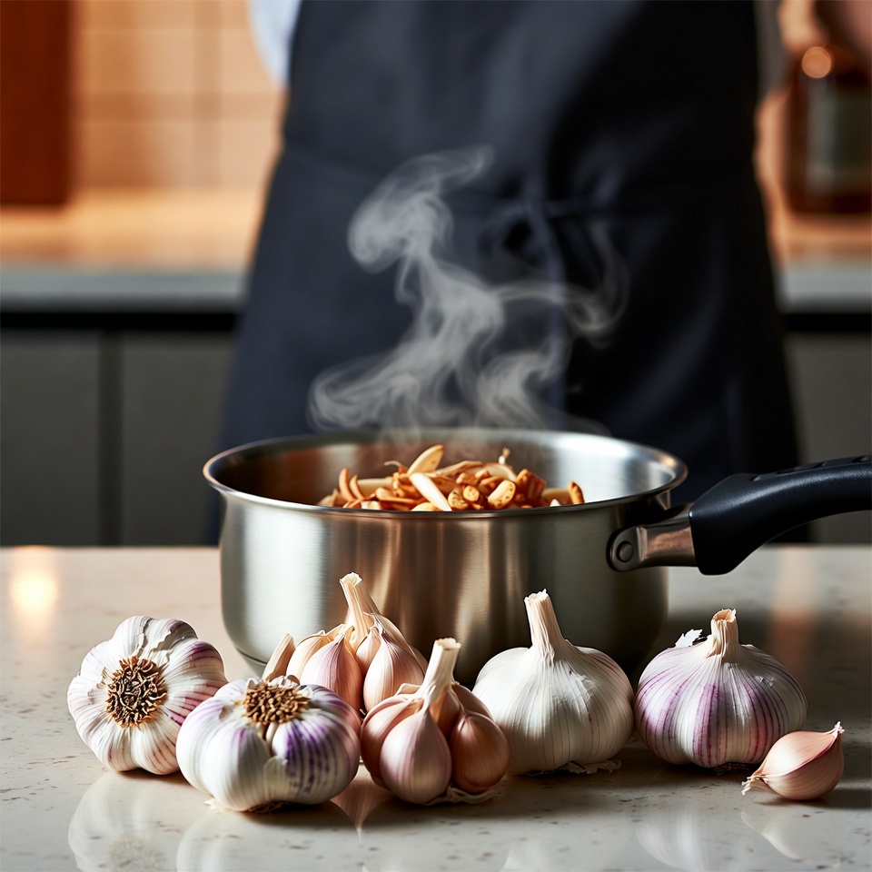 집에서 마늘을 태우면 15분 후 무슨 일이 일어날까?