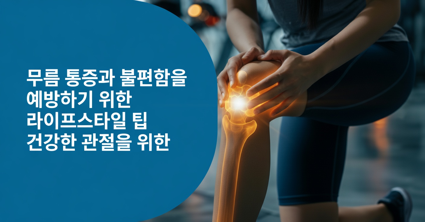 무릎 관절의 편안함과 자연스러운 움직임을 돕는 간단한 일상 습관 알아보기