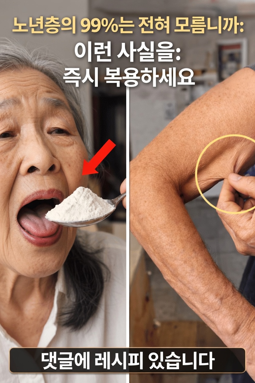 노년층의 근력 유지를 위한 핵심 식품