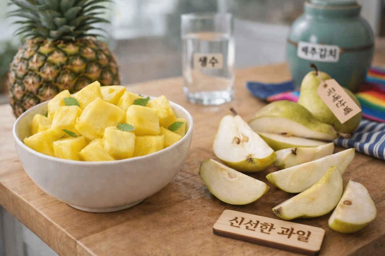 60세 이후 신장 건강을 지원하고 높은 크레아티닌 수치 관리에 도움이 될 수 있는 잠들기 전 과일 4가지