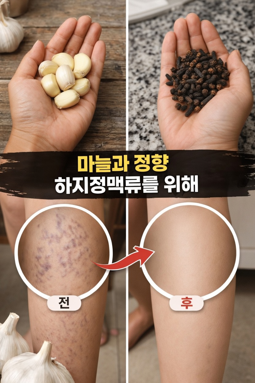 마늘과 정향으로 다리의 편안함과 혈액순환을 돕는 간단한 습관 알아보기
