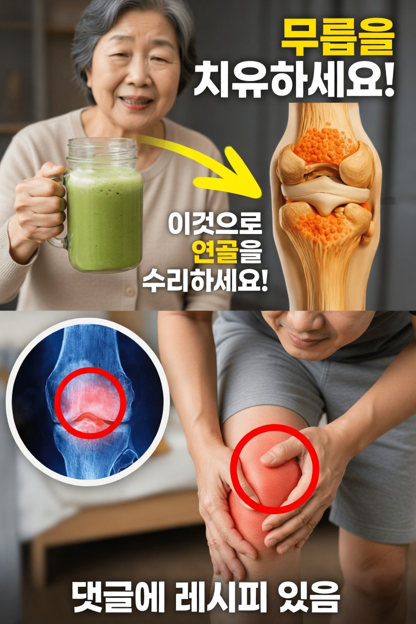 무릎 관절 건강에 영양이 중요한 이유