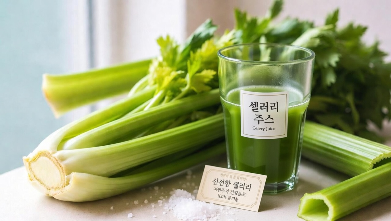 셀러리 주스를 아침 루틴에 추가할 가치가 있을까? 효능과 만드는 방법 자세히 살펴보기