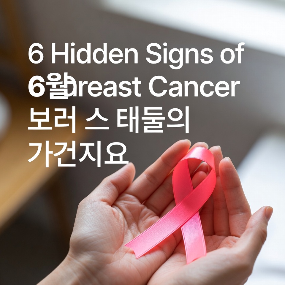 유방암의 숨겨진 징후 6가지