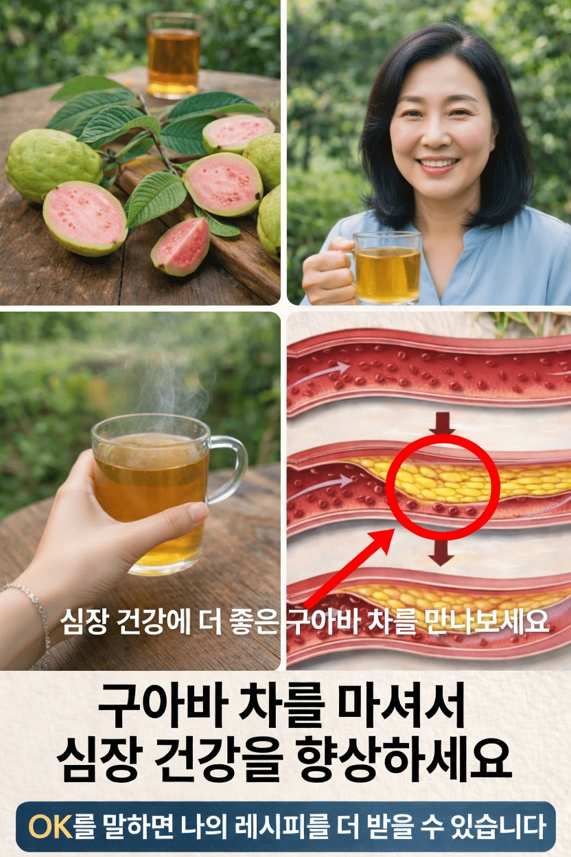 심장 건강 증진을 위한 구아바 잎차의 잠재력 탐구