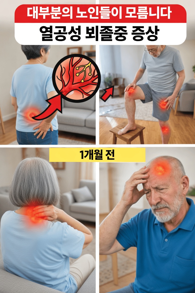 60세 이상 노인들에게서 간과되기 쉬운 열공성 뇌졸중의 7가지 경고 신호