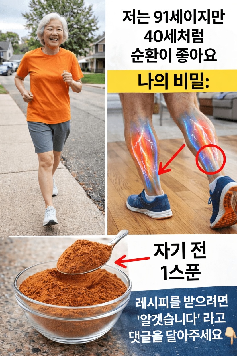 혈액순환을 깨우는 데 도움이 될 수 있는 밤 간식