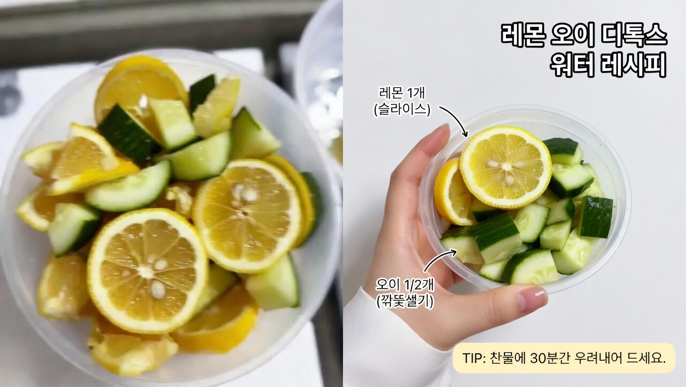 이 간단한 오이 레몬 물이 당신의 새로운 매일 습관이 될지도 모르는 이유