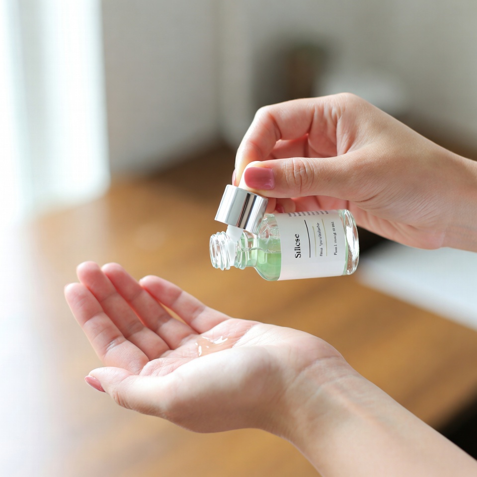 이 두 가지 재료를 섞어 자기 전에 머리에 바르세요