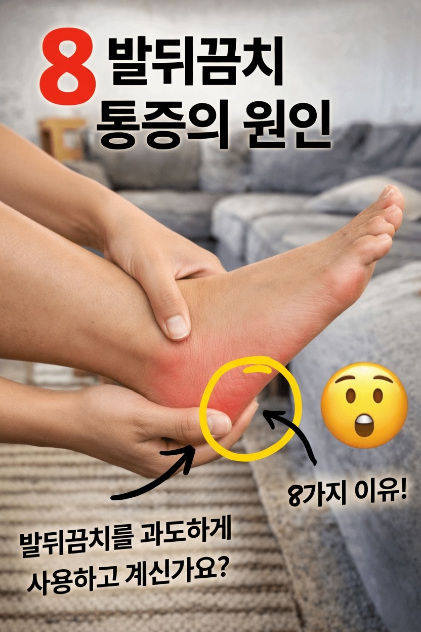 발뒤꿈치 통증의 8가지 원인을 알아보세요…더 보기