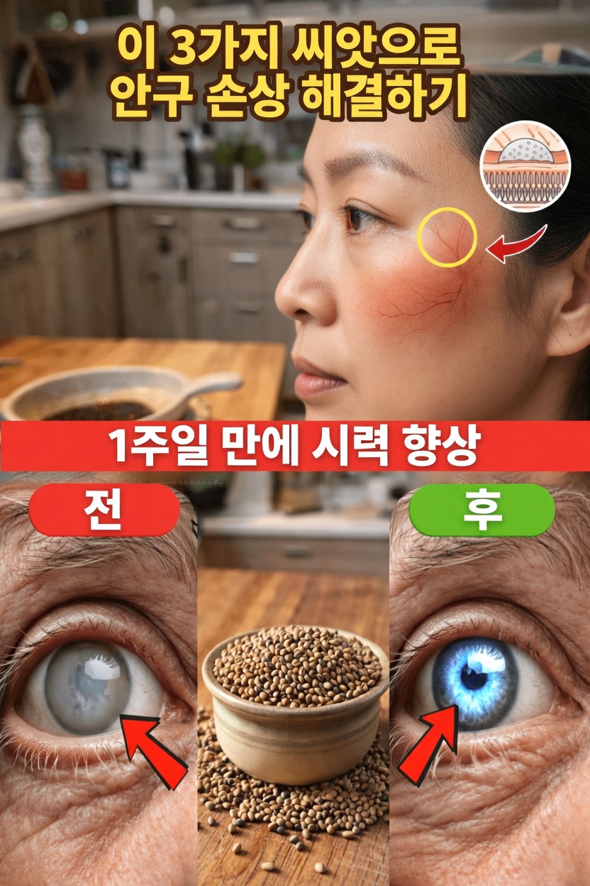 나이가 들수록 건강한 시력을 유지하는 데 도움이 될 수 있는 영양이 풍부한 씨앗 3가지