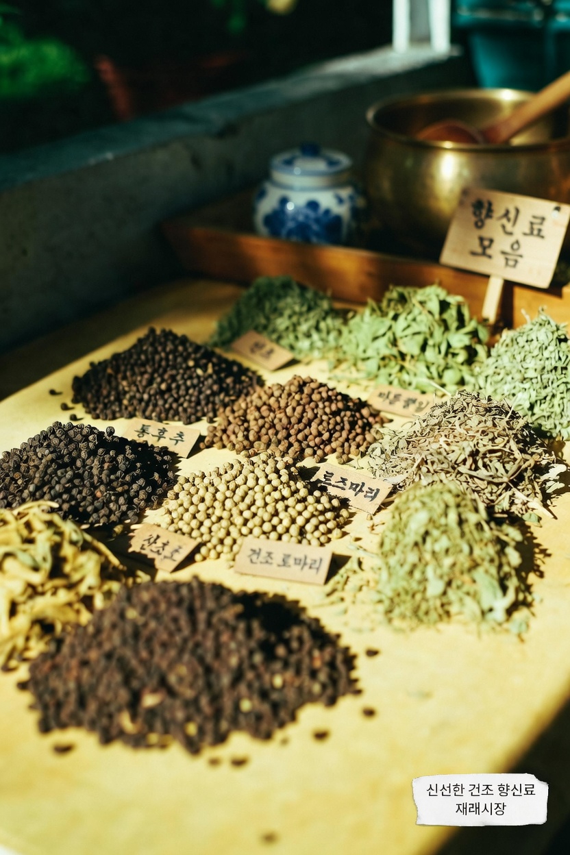 일상 식단에서 건강한 신장 기능을 돕는 9가지 천연 향신료와 허브