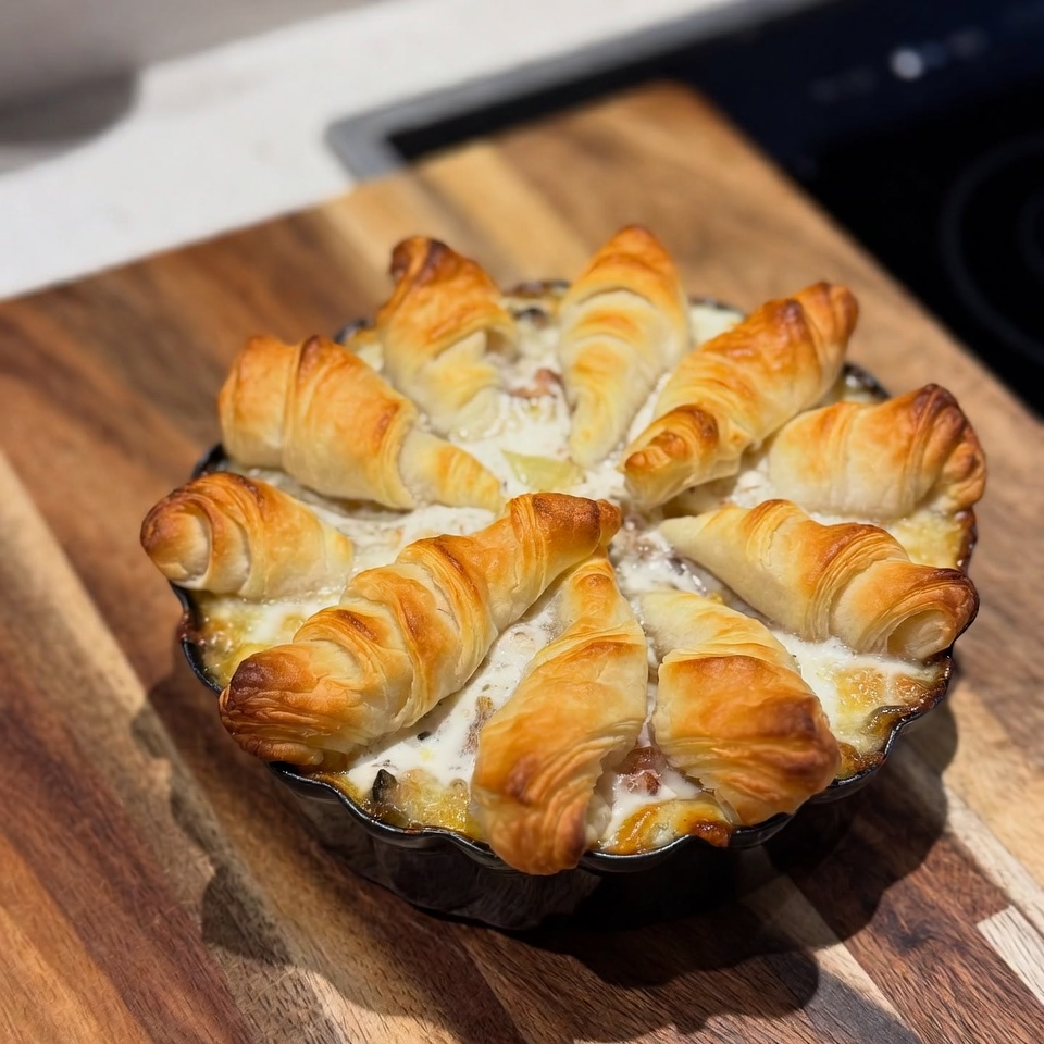 치즈케이크 크레센트 롤 캐서롤