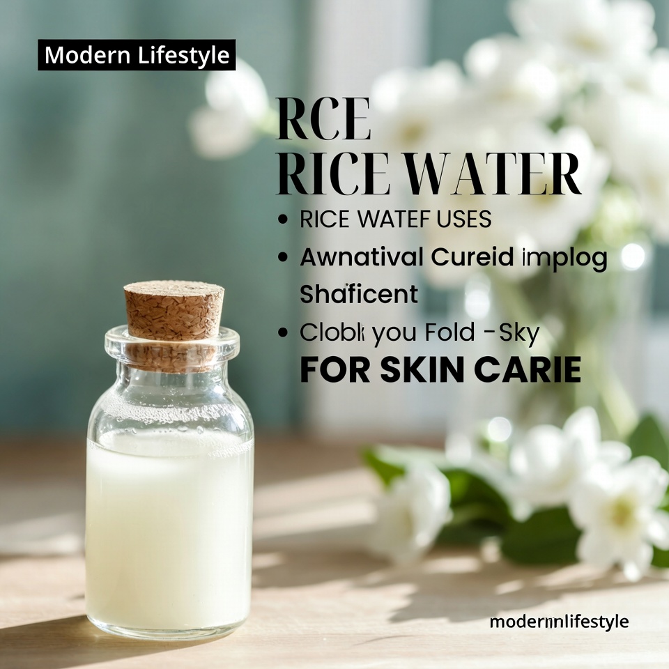 피부를 위한 쌀뜨물 활용법