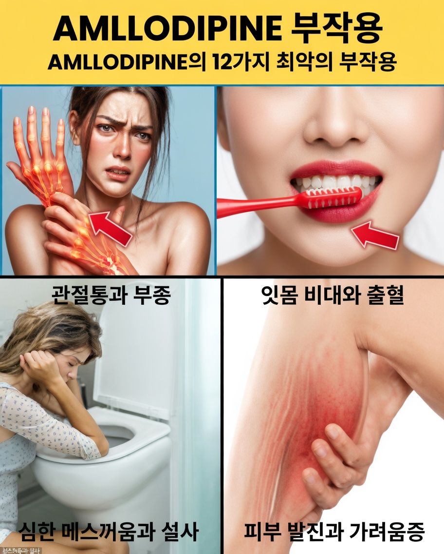 암로디핀은 무엇이며 왜 부작용을 일으키나요?