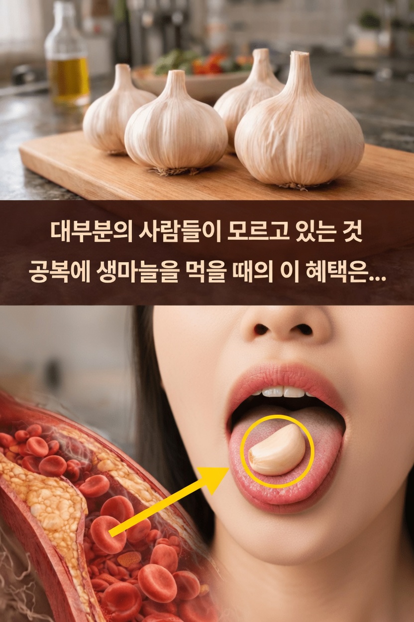 공복에 생마늘을 먹는 것이 일상적인 건강 관리에 도움이 될 수 있는 놀라운 방식들