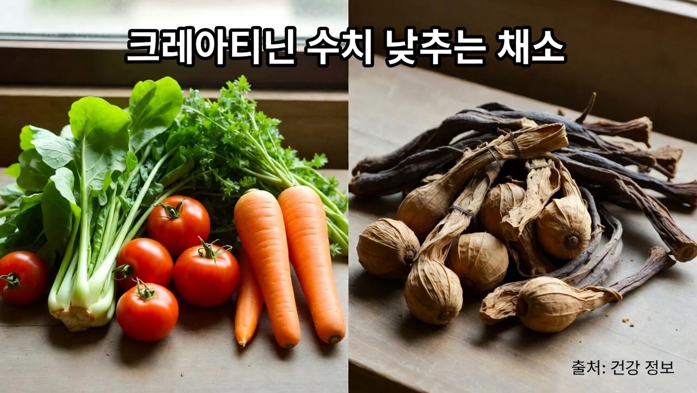 건강한 크레아티닌 수치와 신장 기능을 지원할 수 있는 채소 5가지