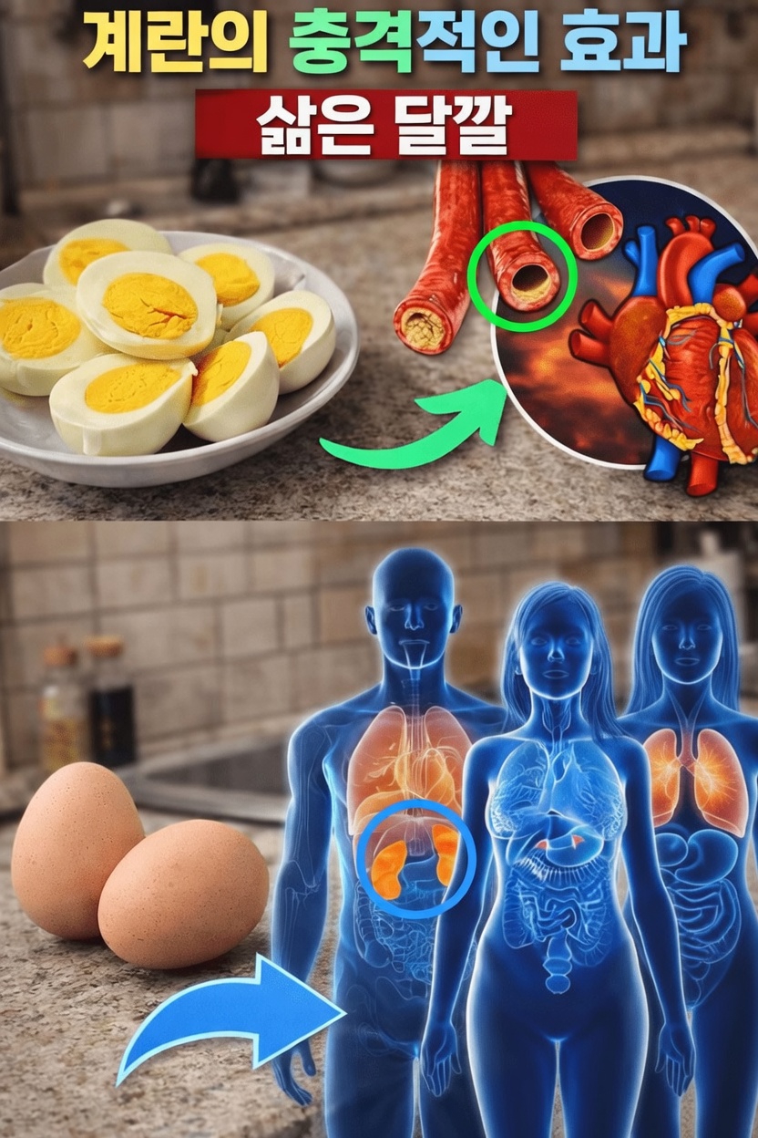 매일 아침 삶은 달걀 2개를 먹으면 몸에 어떤 변화가 생길까요? 놀라운 일상 속 효능을 알아보세요