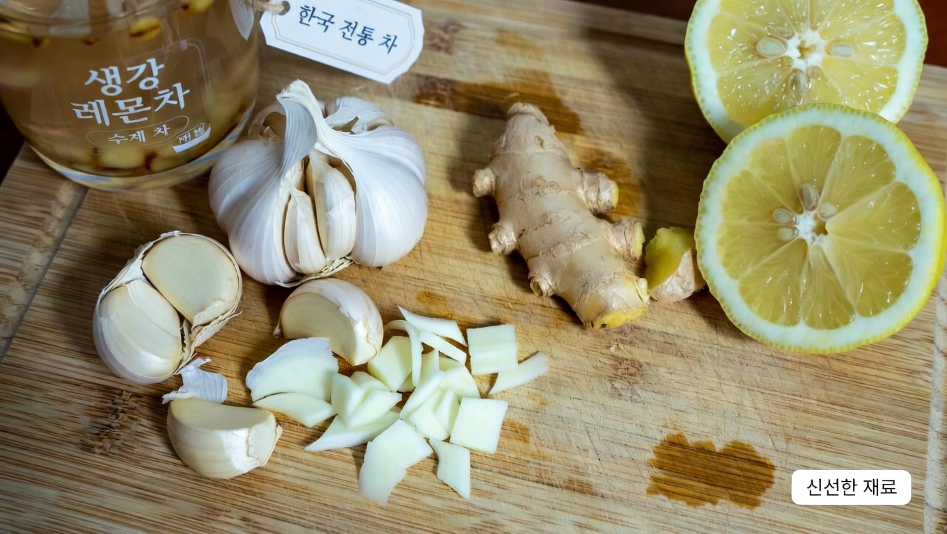 간단한 취침 전 습관: 심장 건강 지원을 위한 마늘, 레몬, 생강 혼합물 살펴보기