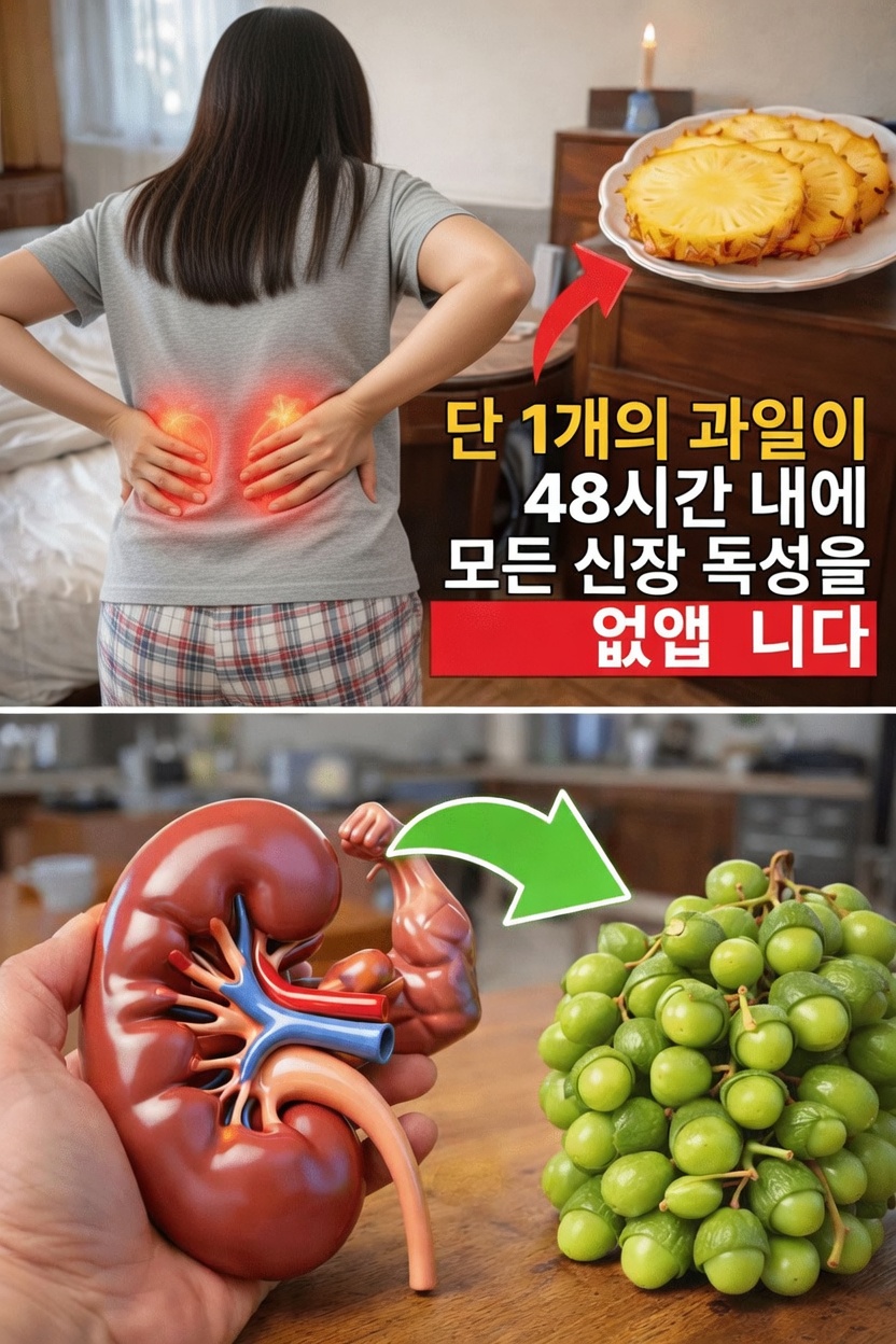 노년층이 밤사이 신장 건강을 돕기 위해 잠들기 전에 즐길 수 있는 과일 4가지