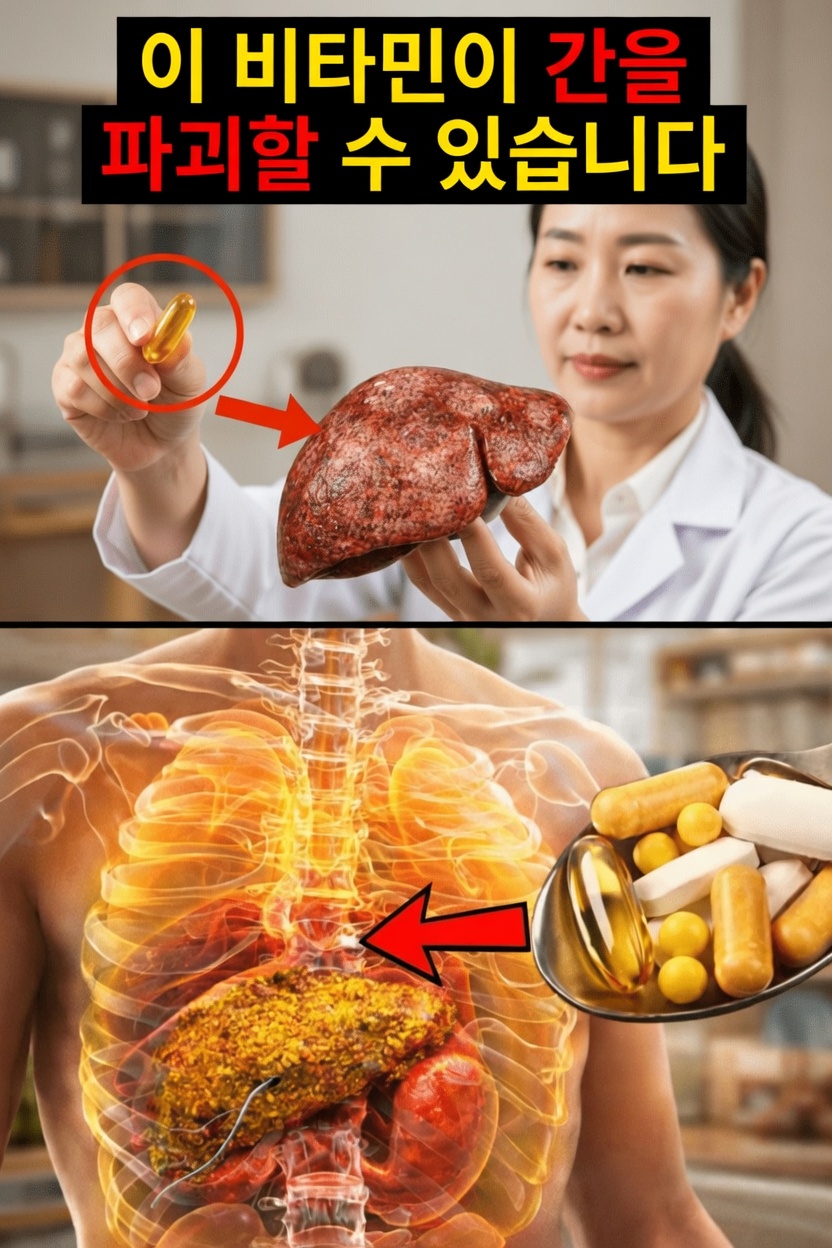 간과 신장을 조용히 해칠 수 있는 비타민과 보충제 9가지