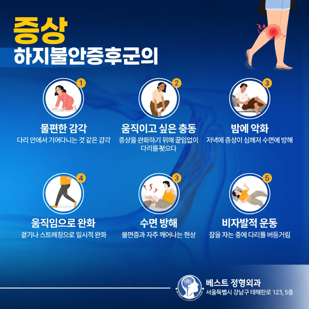 밤에 나타나는 하지불안증후군의 이해와 더 편안한 수면을 돕는 부드러운 생활 습관