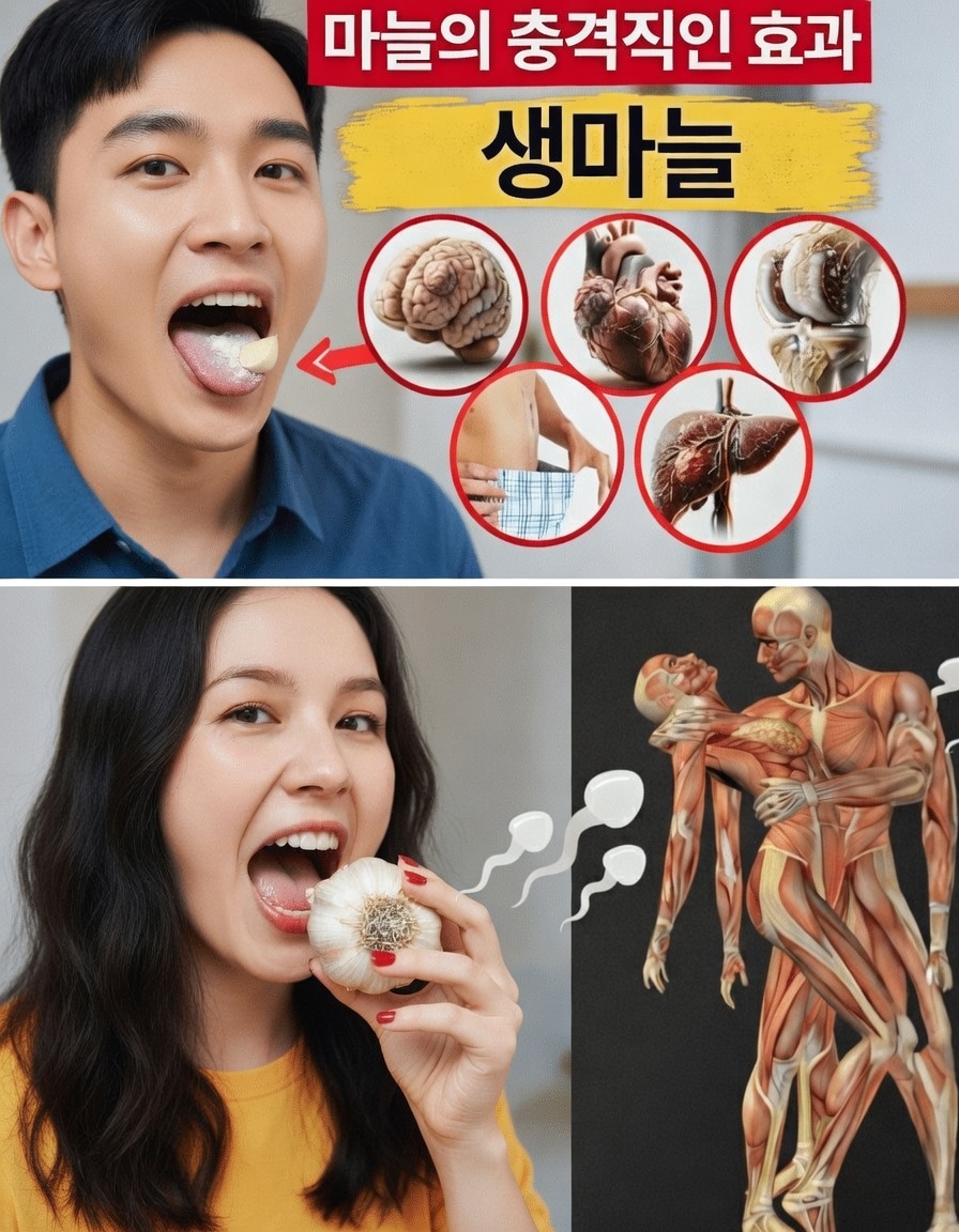 잠들기 전 생마늘을 먹으면 몸에 어떤 일이 일어날까? 알아둘 만한 간단한 야간 습관