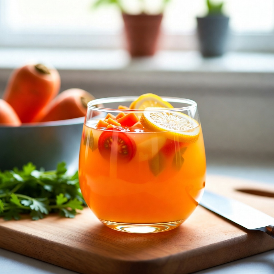 95세 노인이 매일 이것을 마십니다! 간과 장이 마치 십대처럼 건강합니다! 당근, 토마토, 레몬 주스