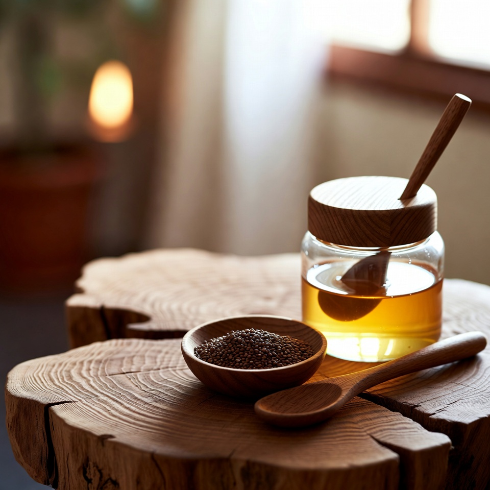 할머니의 비밀 에너지 증진제: 씨앗과 꿀 혼합물!