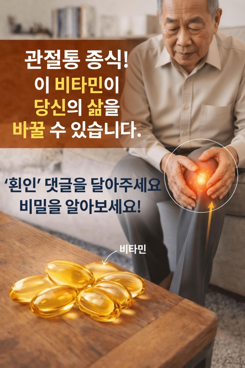 이 흔한 비타민이 관절 불편감과 관련이 있을까요? 관절 건강 지원에 대해 연구가 말하는 것을 알아보세요