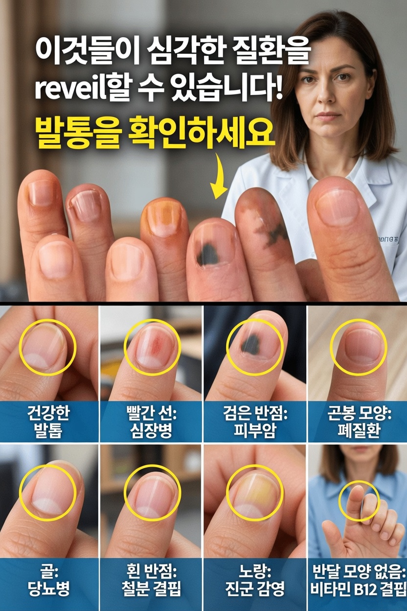 손톱이 알려주는 전반적인 건강 상태: 주의해야 할 흔한 9가지 신호