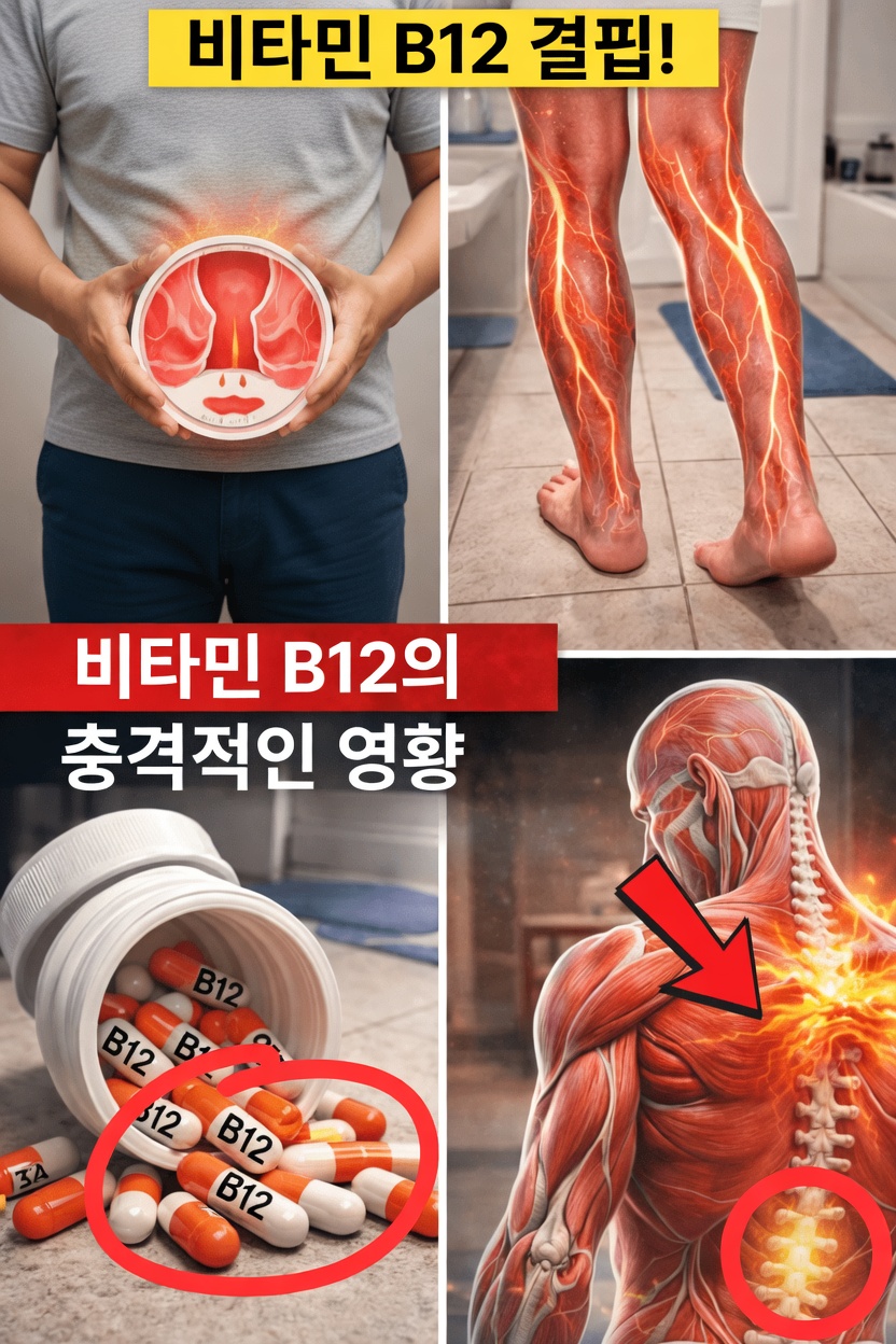 몸에 비타민 B12가 더 필요할 수 있는 8가지 의외의 신호