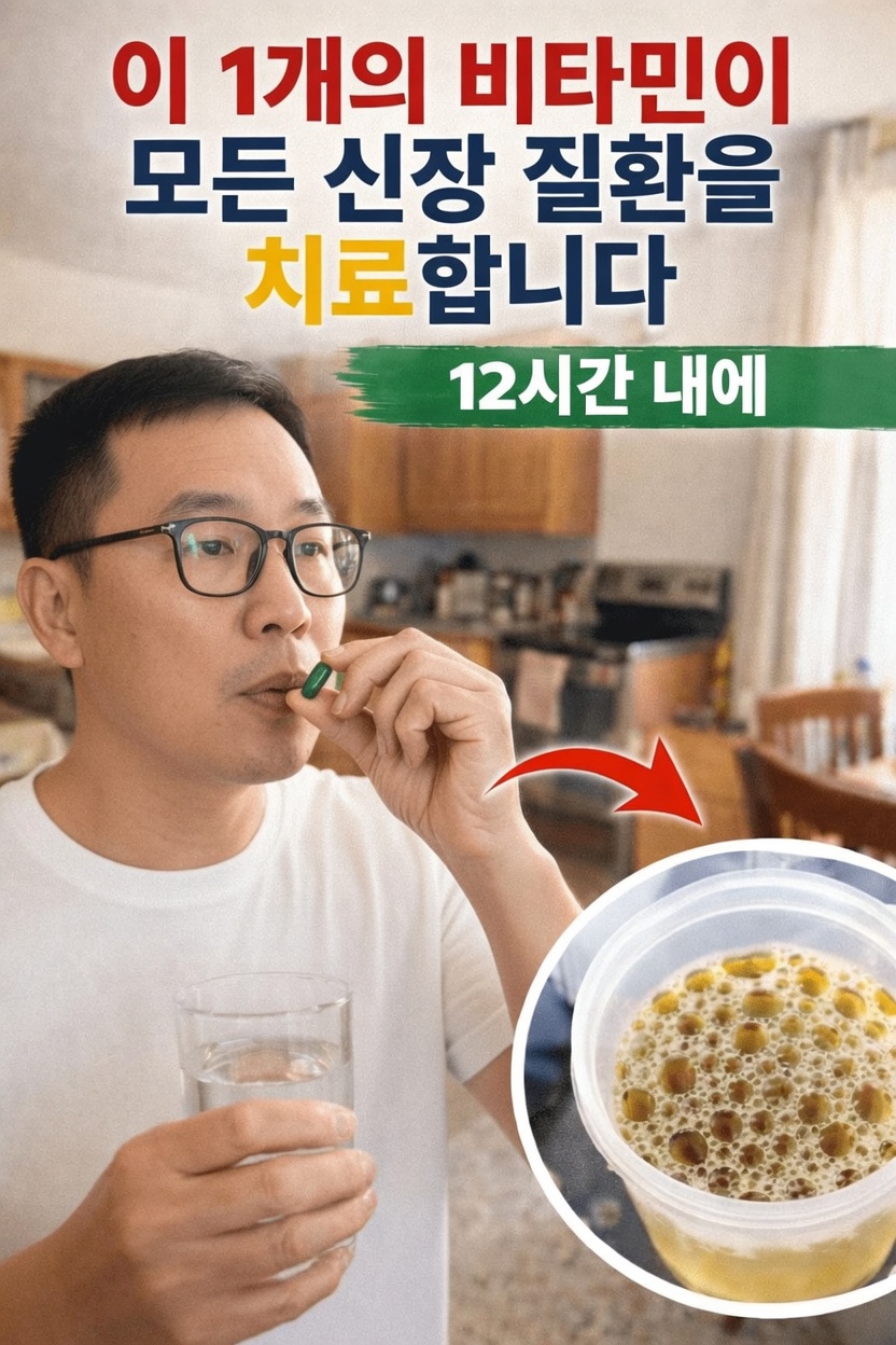 신장 건강을 지원하고 소변 속 단백질 관리에 도움이 될 수 있는 상위 3가지 비타민