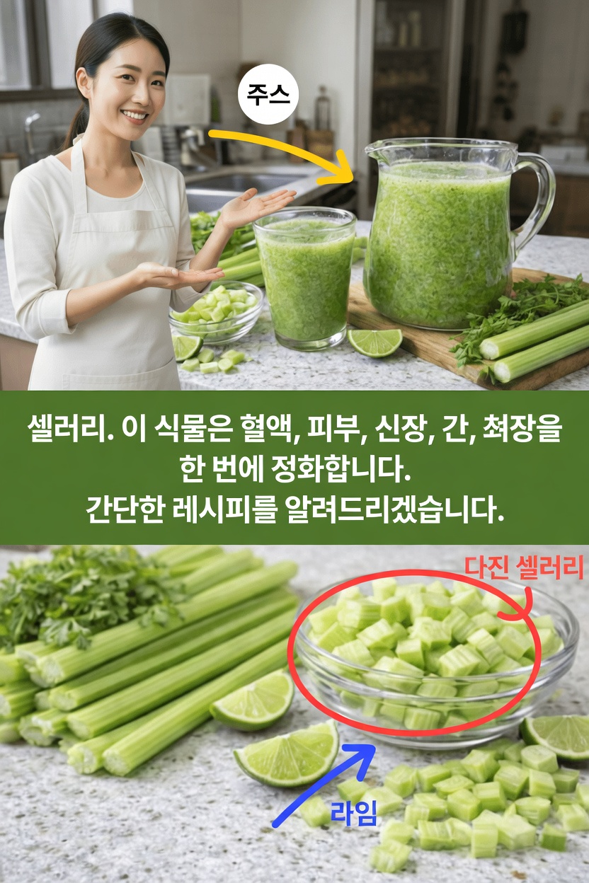 셀러리 주스가 신체의 자연적인 정화 과정을 지원할 수 있는 놀라운 방식들