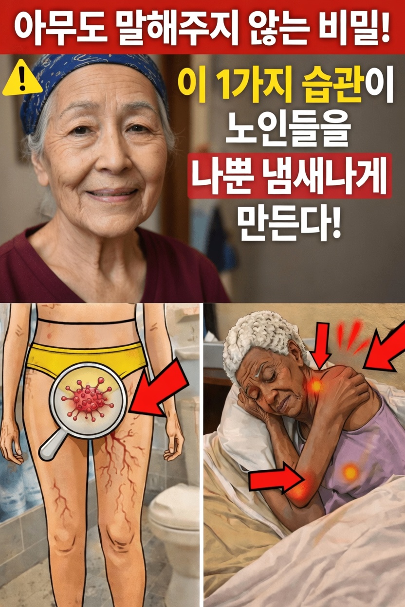 산부인과 전문의들이 경고한다: 이 위생 습관 1가지가 나이 든 여성들의 냄새를 더 심하게 만든다!