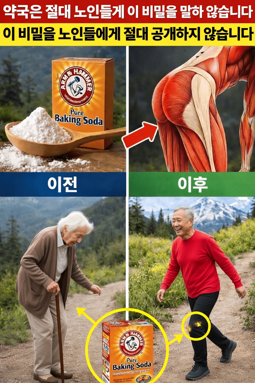 시니어 웰니스를 위한 베이킹소다의 일상 활용법