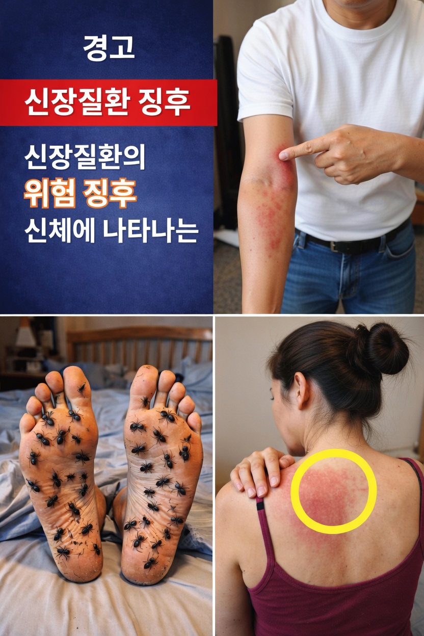 너무 늦기 전에 알아차려야 할 몸에 나타나는 신장 질환의 17가지 위험 신호