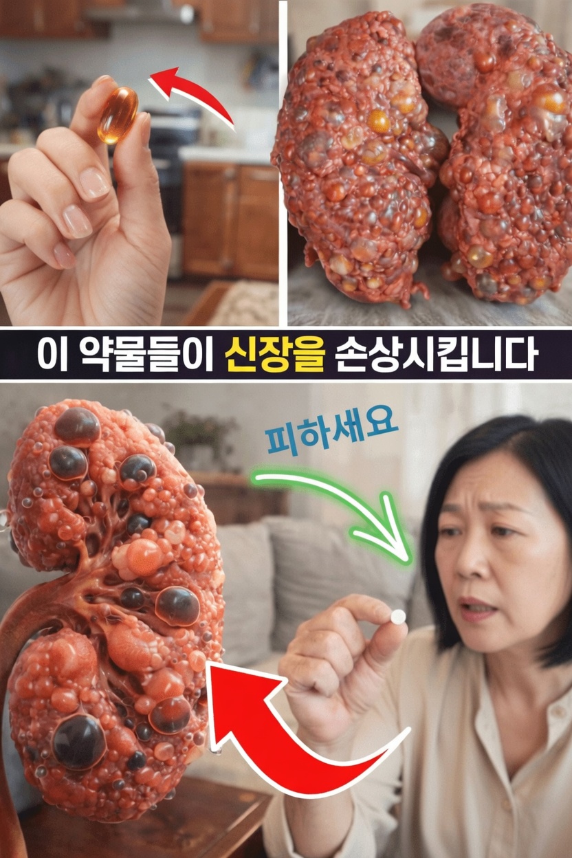 단백뇨를 악화시키고 신장에 해를 줄 수 있는 흔한 약물 10가지