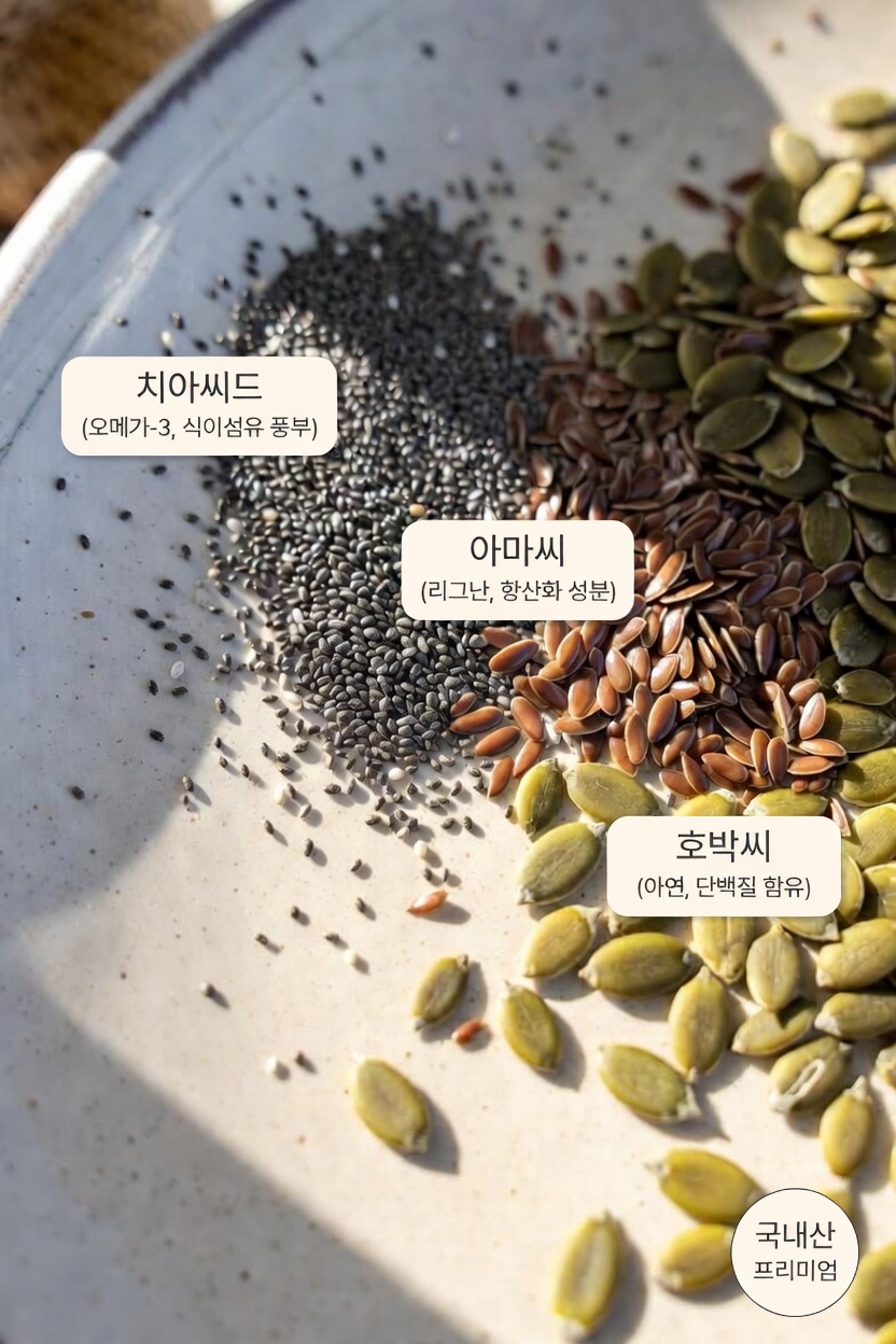 왜 이러한 씨앗들이 노후의 눈과 뇌 건강에 중요한가