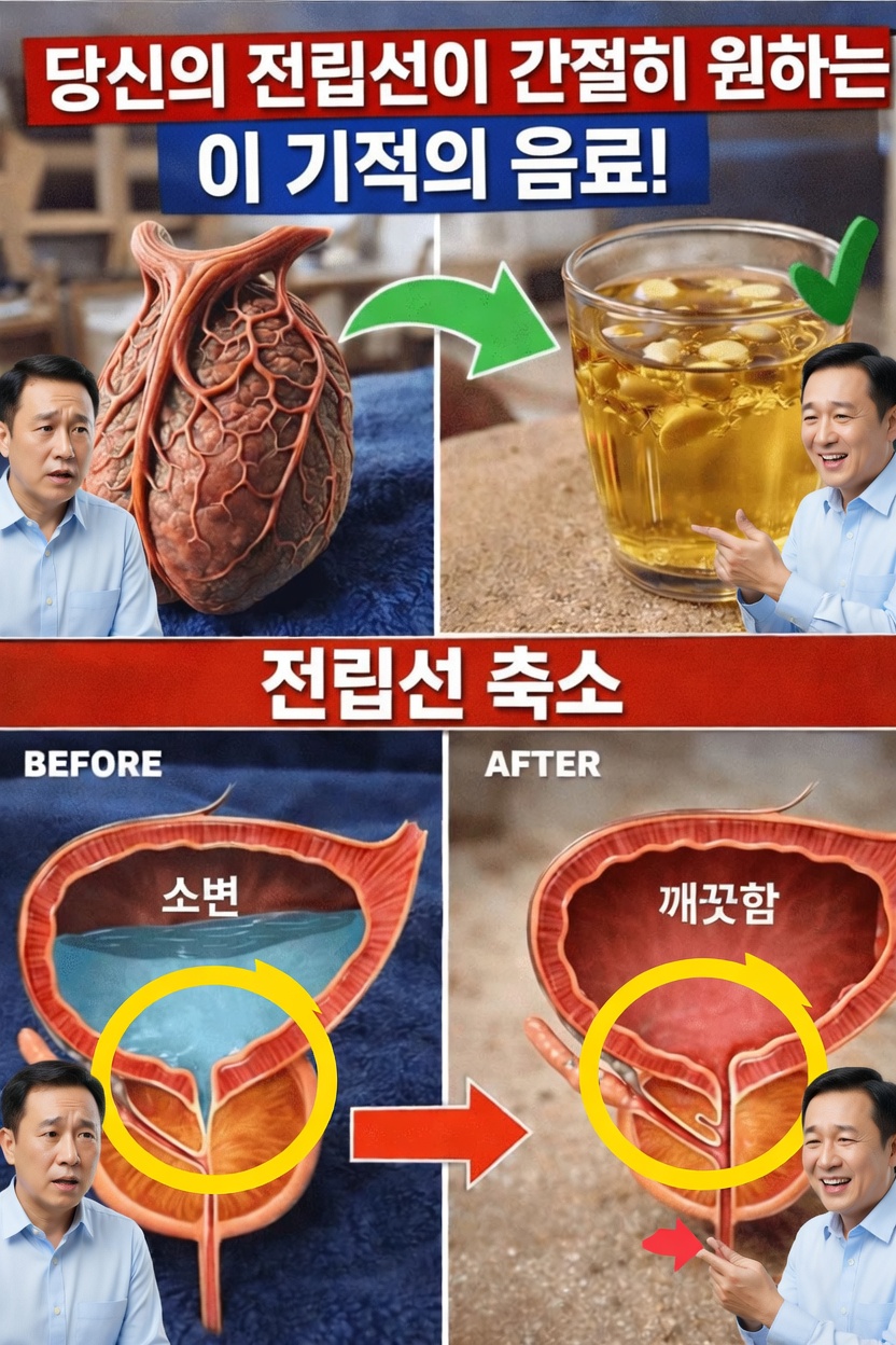 약 없이 자연스럽게 방광과 전립선을 되살리세요!